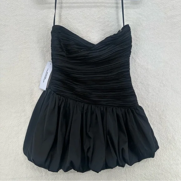 Grunge Princess Polly Strapless Black Romper - Picture 2 of 6